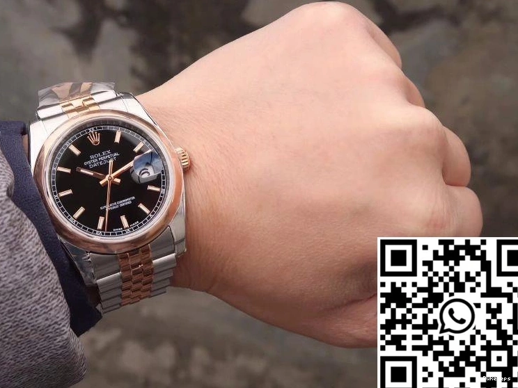 36MM Datejust 126201 Dial Factory AR Rolex 671 Black FastDry 0822